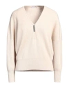 Brunello Cucinelli Butter-coloured Cotton Sweater In Beige