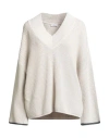 Brunello Cucinelli Cotton English Rib Sweater In White