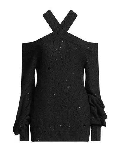 Brunello Cucinelli Woman Sweater Charcoal Size L Cashmere, Silk In Grey