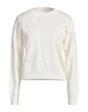 Brunello Cucinelli Sequin-embellished Crew-neck Jumper In White