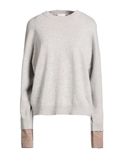 Brunello Cucinelli Woman Sweater Light Grey Size Xs Cashmere In Gray