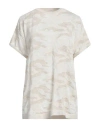 Brunello Cucinelli Woman Sweater Ivory Size L Cotton, Linen, Polyamide, Polyester, Metallic Fiber In White