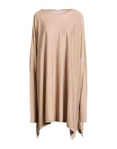 Brunello Cucinelli Woman Sweater Light Brown Size M Virgin Wool, Cashmere, Brass