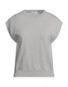 Brunello Cucinelli Sparkling T-shirts In Grey