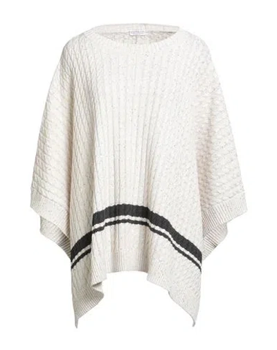 Brunello Cucinelli Woman Sweater Off White Size L Cotton, Polyester