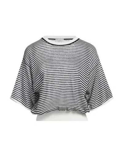 Brunello Cucinelli Woman Sweater Off White Size Xl Linen, Polyamide