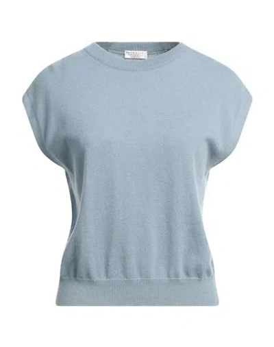 Brunello Cucinelli Cashmere Sweater In Blue