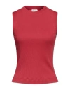 Brunello Cucinelli Woman Sweater Red Size Xxl Cotton