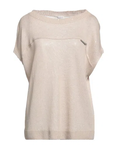 Brunello Cucinelli Sweaters In Beige