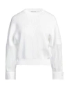 Brunello Cucinelli Woman Sweater White Size 3xl Cotton In White