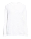 Brunello Cucinelli Woman Sweater White Size Xl Cotton, Polyester, Brass In White