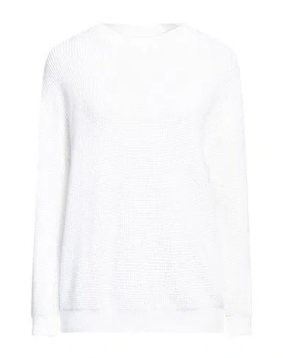 Brunello Cucinelli Woman Sweater White Size Xl Cotton, Polyester, Brass