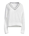Brunello Cucinelli Monili-embellished Wool-blend Jumper In White