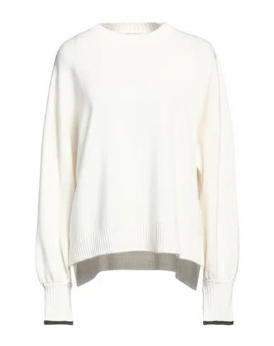 Brunello Cucinelli Woman Sweater White Size Xl Cashmere