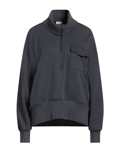 Brunello Cucinelli Solidcolor Sweatshirt In Blue