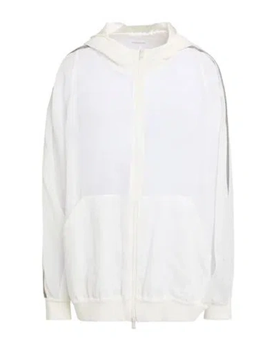 Brunello Cucinelli Woman Sweatshirt White Size Xxl Cotton, Brass, Elastane, Silk
