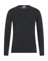 Brunello Cucinelli Woman T-shirt Charcoal Size Xxl Cotton, Elastane, Ecobrass In Black