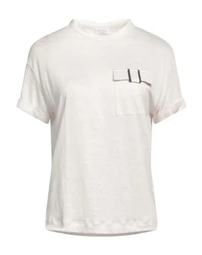 Brunello Cucinelli T-shirt  Damen Farbe Butter