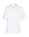 Brunello Cucinelli Woman T-shirt White Size M Cotton, Ecobrass In White