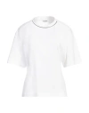 Brunello Cucinelli Round Neck Pullover In White