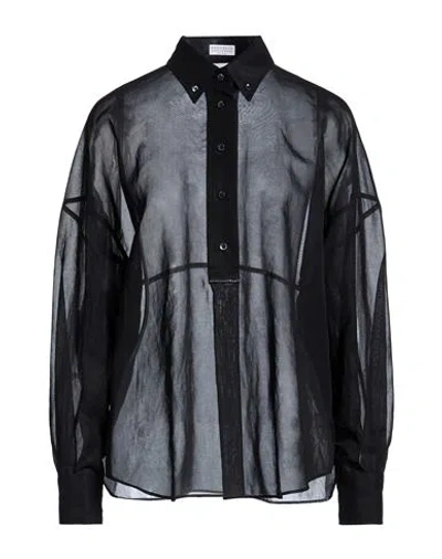 Brunello Cucinelli Woman Top Black Size L Cotton