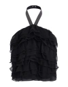Brunello Cucinelli Woman Top Black Size L Silk, Ecobrass