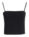 Brunello Cucinelli Woman Top Black Size M Cotton, Elastane
