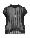 Brunello Cucinelli Sequin-embellished Silk-organza Top In Black