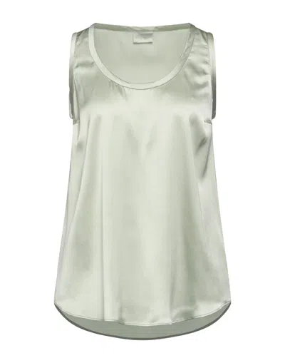 Brunello Cucinelli Tops In Sage Green