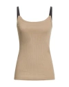 Brunello Cucinelli Solid Color Sleeveless Vest In Brown