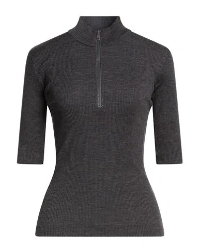 Brunello Cucinelli Woman T-shirt Grey Size Xs Wool, Brass
