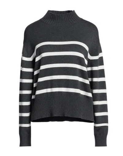 Brunello Cucinelli Woman Turtleneck Grey Size M Cashmere, Brass In Grey