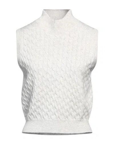 Brunello Cucinelli Woman Turtleneck Light Grey Size M Cashmere