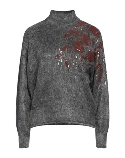 Brunello Cucinelli Sweater  Woman Color Lead In Grey