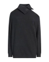 Brunello Cucinelli Woman Turtleneck Charcoal Size M Cashmere, Brass In Grey