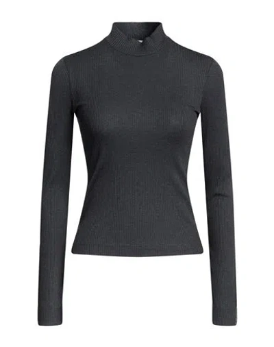 Brunello Cucinelli Woman Turtleneck Steel Grey Size Xl Cotton