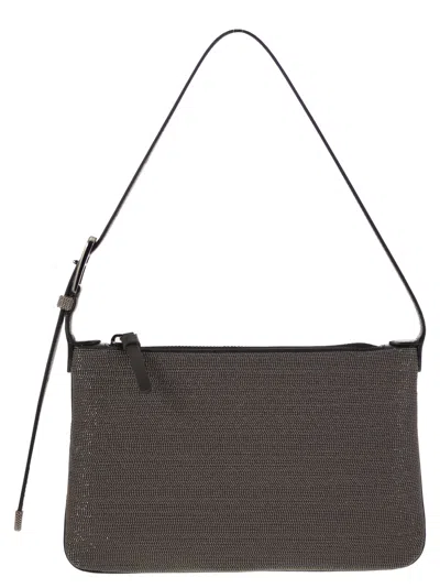 Brunello Cucinelli Women Bc Duo Precious Shoulder Bag In Black