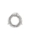 Brunello Cucinelli Silver Bracelet In Multicolor