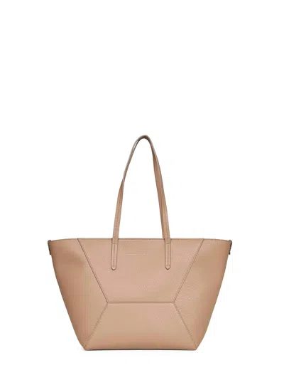 Brunello Cucinelli Women Beige Bc Duo Small Shoulder Bag With Monili In Neutral