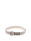 Brunello Cucinelli Belt With Loops In Multicolor