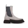 Brunello Cucinelli Suede Chelsea Boots In Brown