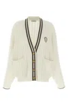 Brunello Cucinelli Cable Knit Cardigan With Patch Pockets In Neutral