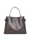 Brunello Cucinelli Women Brown Essence Top-handle Bag In Gray
