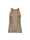 Brunello Cucinelli Sleeveless Vest In Brown
