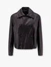 Brunello Cucinelli Cropped Caban With Monile Detail In Multicolor