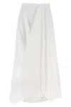 Brunello Cucinelli Bubble Hem Skirts White