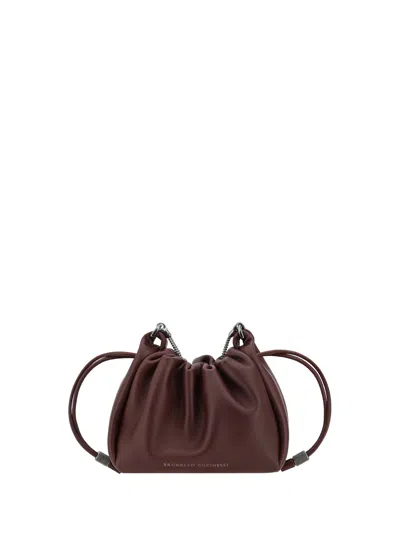 Brunello Cucinelli Women Bucket Mellow Mini Shoulder Bag In Multi