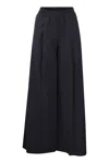 Brunello Cucinelli Women's Relaxed Light Cotton Trousers In C009