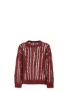 Brunello Cucinelli Round Neck Long Sleeve Knitted Sweater