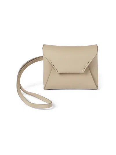 Brunello Cucinelli Women's Calfskin Bag Charm In Sand